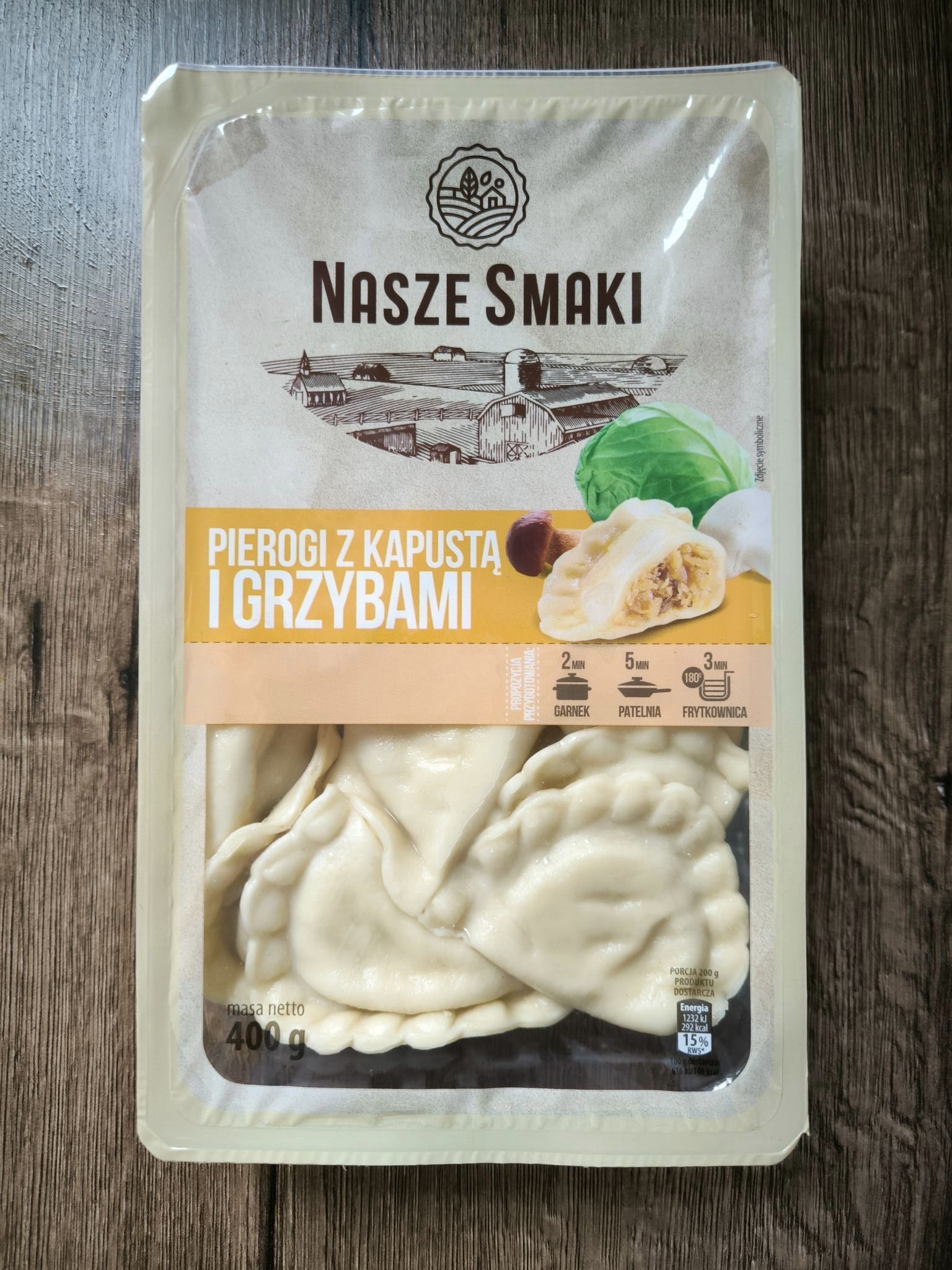 Pierogi z kapustą i grzybami Nasze Smaki – Biedronka 5 (1)