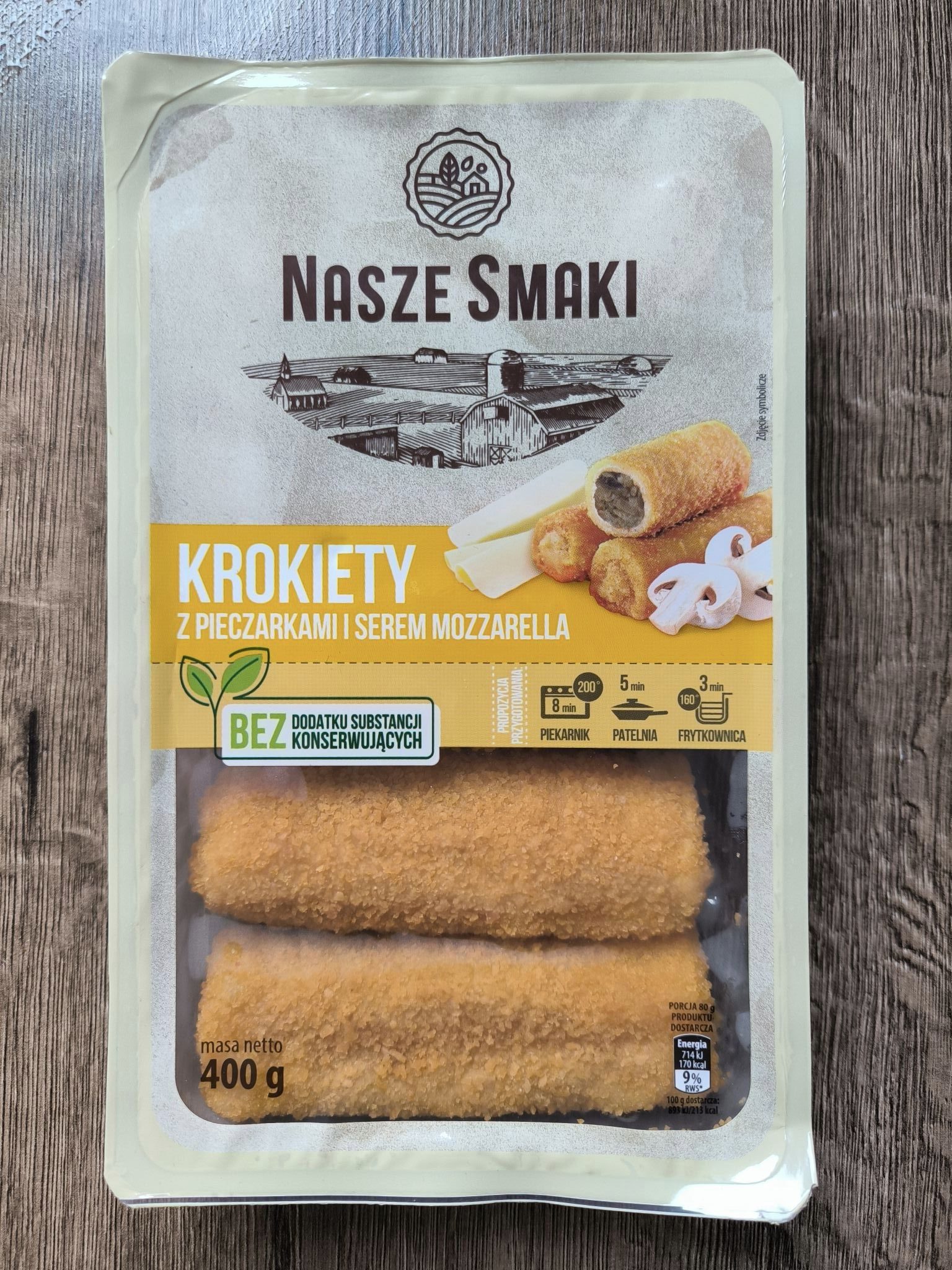 Krokiety z pieczarkami i serem mozzarella – Nasze Smaki 5 (1)