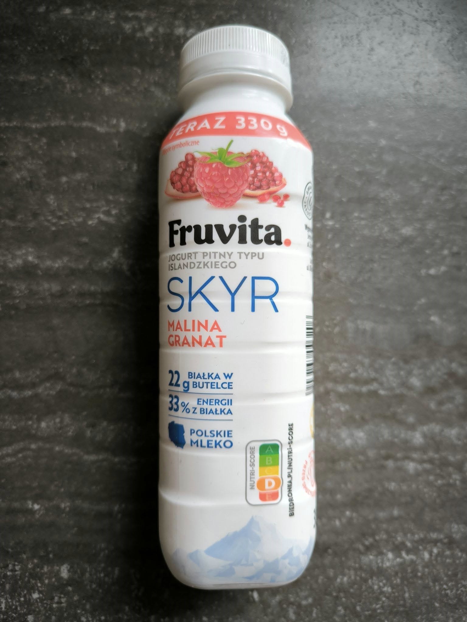 Jogurt pitny SKYR malina granat – Fruvita 4 (1)